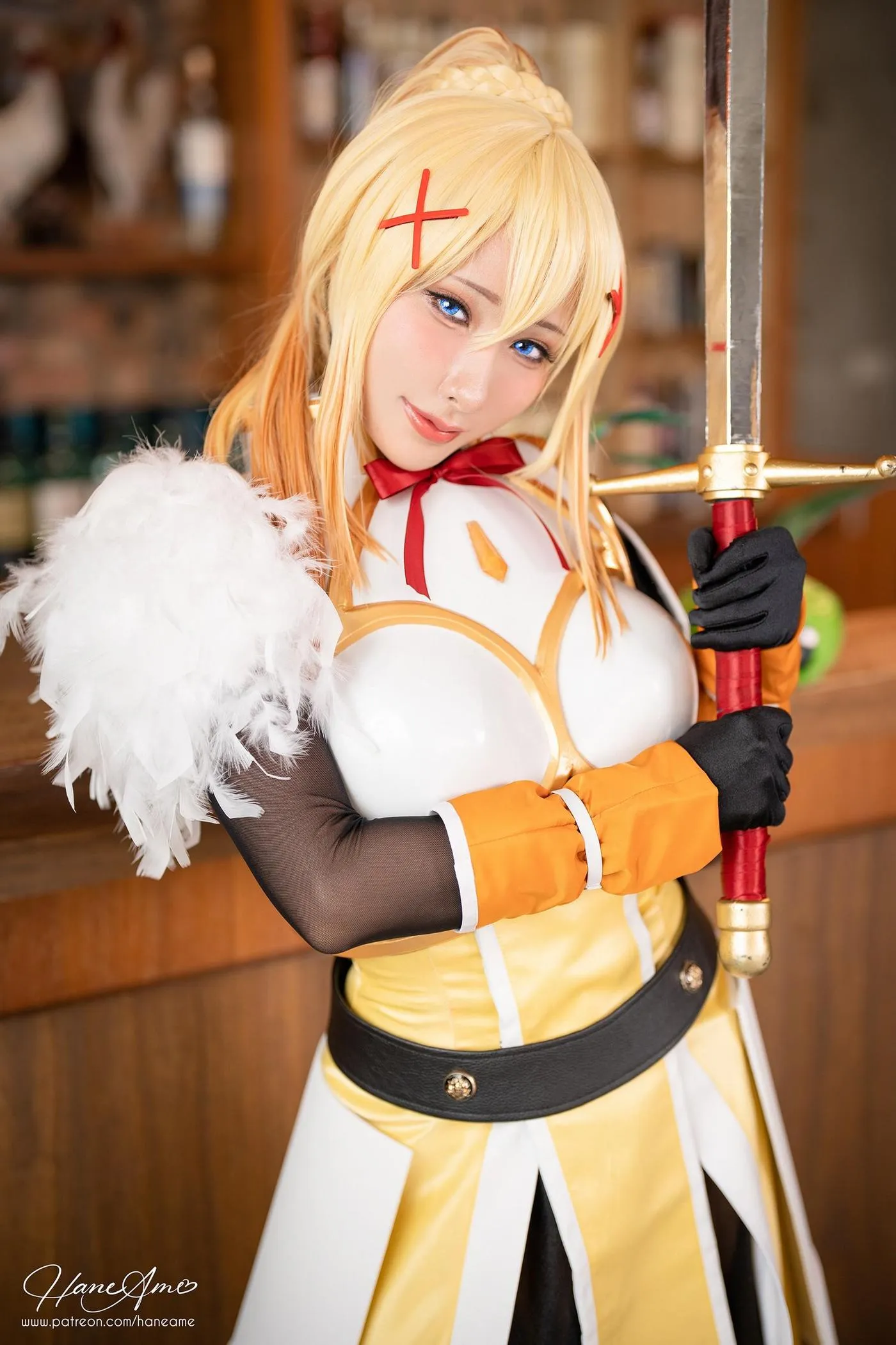 雨波_HaneAme – NO.191 2023年05月新品订阅4套视频-Konosuba Darkness [48P]插图3